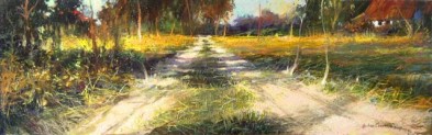 Ein Weg nach Ernte