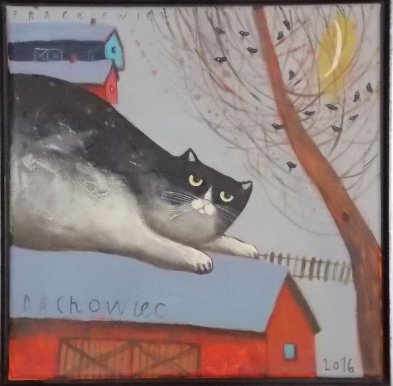 Dach-Katze
