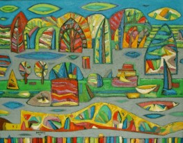 Landschaft auf der Seite Jerzy Dmitruk